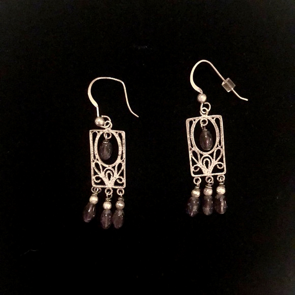 Handmade sterling silver earrings. pick 1 more earrings for2@&15 or 3@_$25